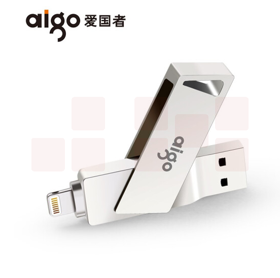 爱国者（aigo）256GB Lightning USB3.0 U盘 U368精耀升级版 银色