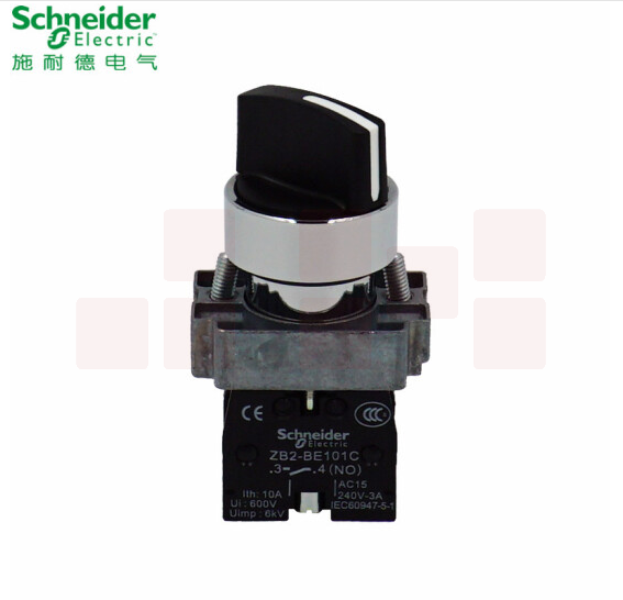 施耐德电气 XB2BD33C 选择开关3档  3位自锁 2常开 转换