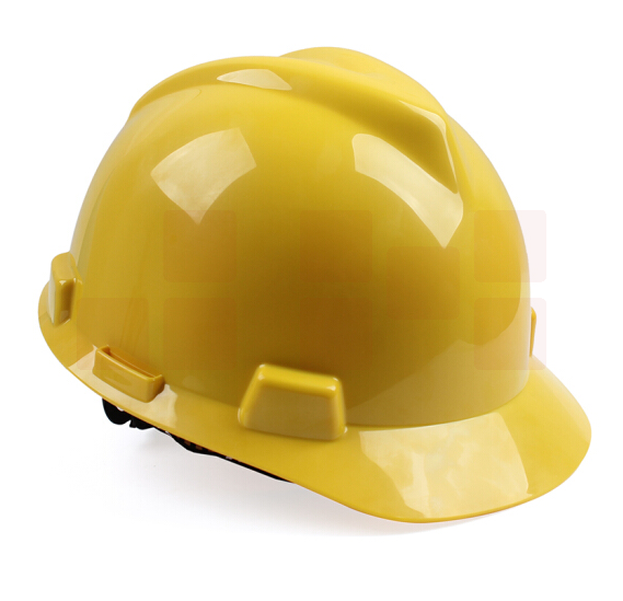 梅思安 10172902 V-GardPE标准型安全帽 黄色PE帽壳