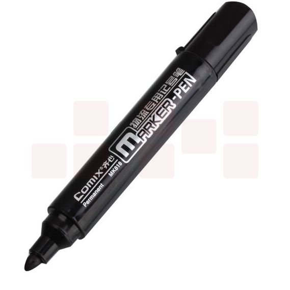 齐心记号笔 MK818颜色：黑色