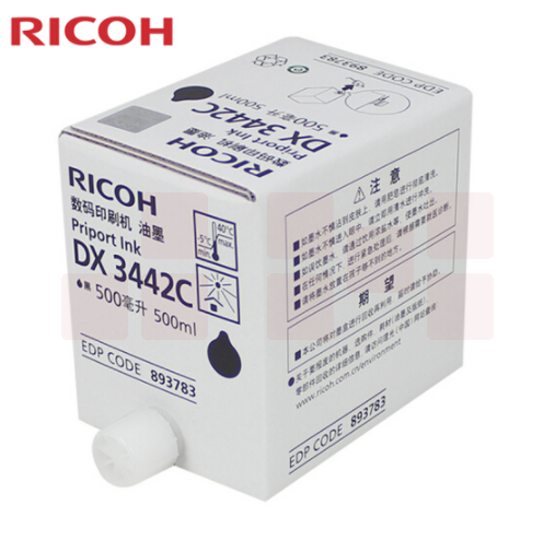 理光（RICOH） 黑油墨DX3442C（500cc/瓶）  适用于DD 2433C