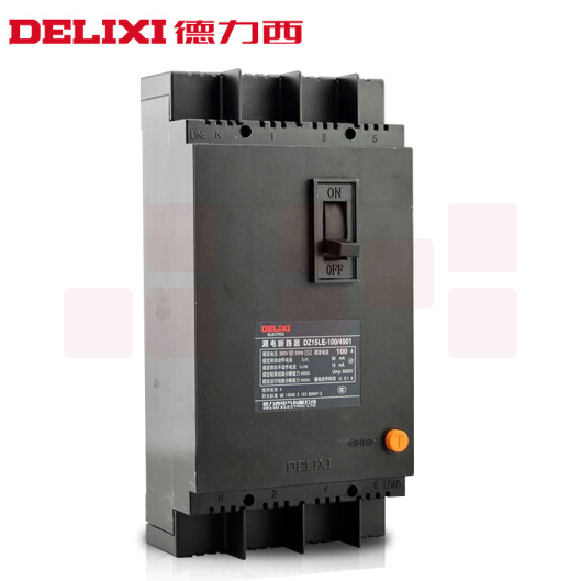 德力西塑壳漏电保护器DZ15LE-100/4901  100A