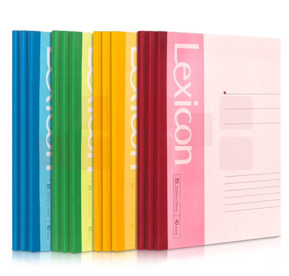 得力 B5/40张 无线装订软抄本记事本7662 12本/包；本