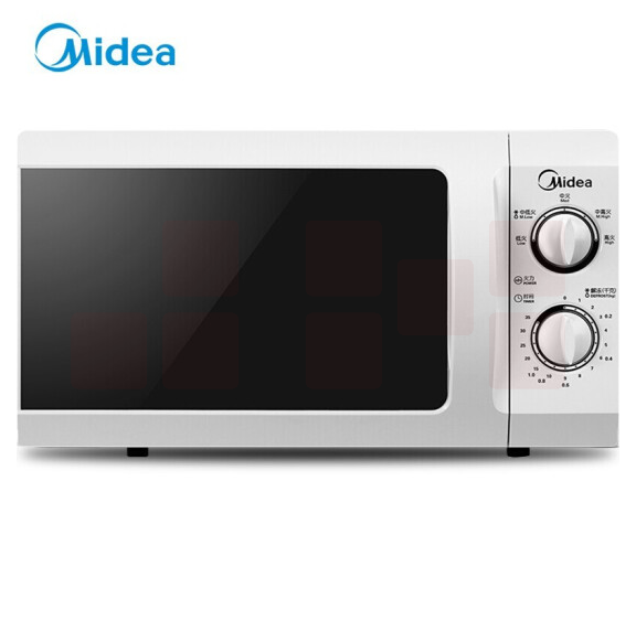 美的 M1-L213B 微波炉 快捷加热 360°转盘加热 旋钮操控