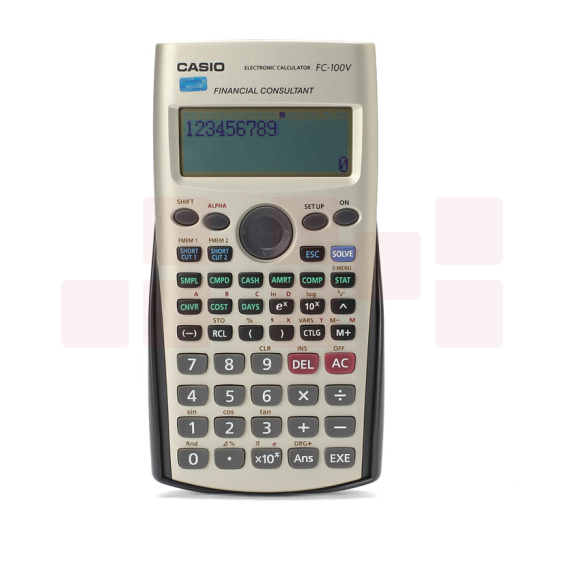 卡西欧  FC-100V 学生金融理财考试计算器
