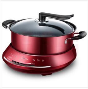 美的（Midea）电火锅大容量 分体式家用多功能电热锅 DHY28