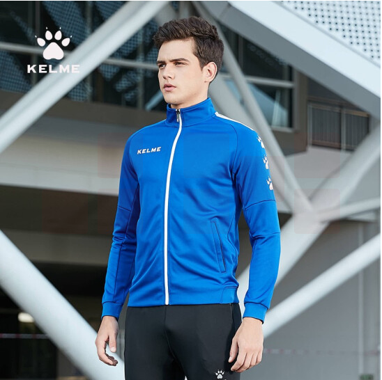 卡尔美  3881324  中甲同款足球训练服秋冬运动夹克外套