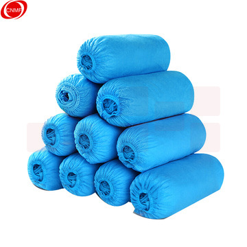 谋福 8098 一次性无纺布鞋套 100只装 蓝色