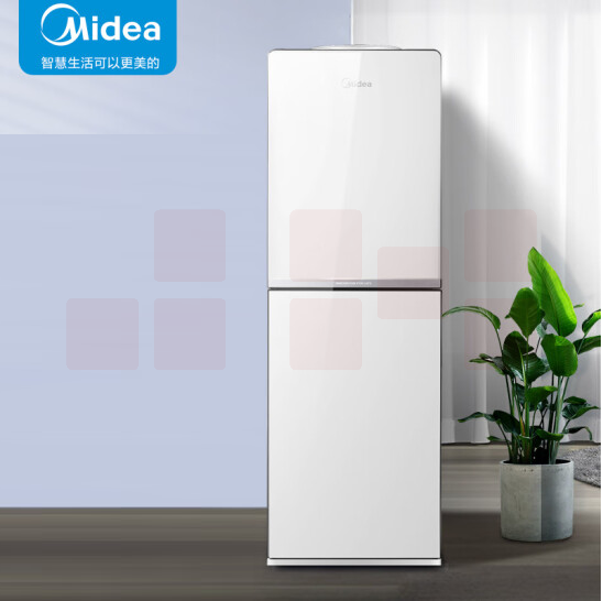 美的（Midea） YD1518S-X 饮水机 冷热 立式家用办公双封闭门旋钮式饮水器