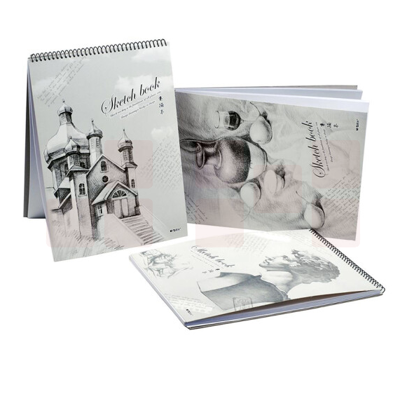 晨光（M&G） 素描本 空白速写本 美术绘画用涂鸦本学生画画本 手绘本画画本写生本 8K 横翻速写本 50页APYMN135