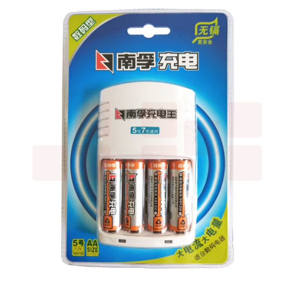 南孚   2400mAh充电套装  含4粒5号电池  货号：LJ