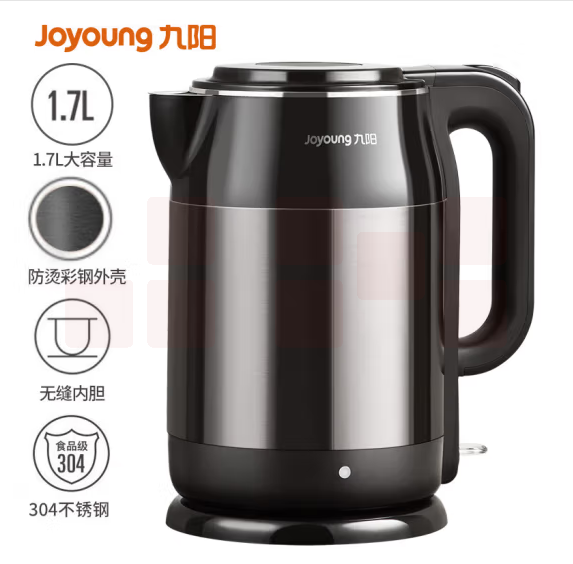 九阳 电热水壶K17-F67 黑色