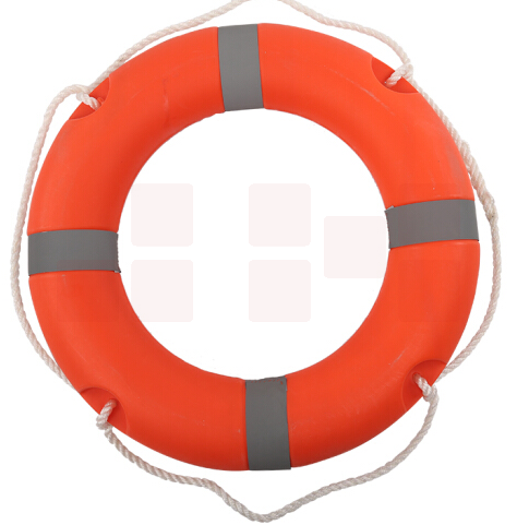 防汛抗洪救生圈抗老化2.5kg救生圈橙色 货号：JC