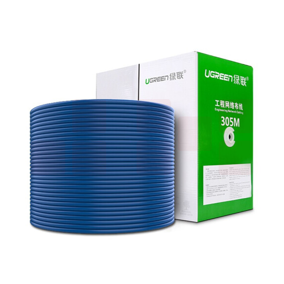 绿联   305米六类0.57铜芯千兆网线 货号：WY
