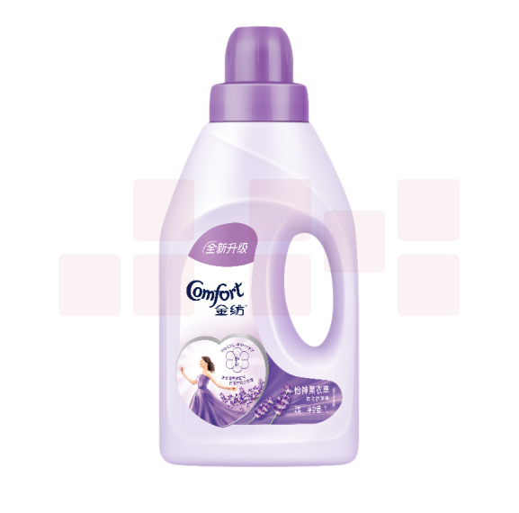 金纺 1L*12瓶 衣物柔顺剂护理剂 柔软留香防静电 怡神薰衣草