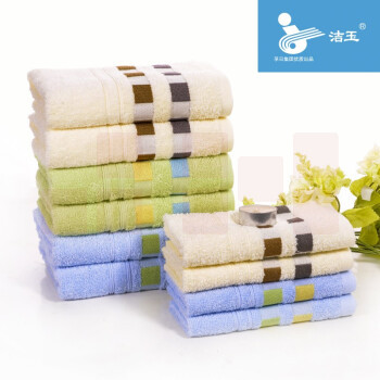 孚日洁玉 DB003F 34*76cm 纯棉多臂缎档柔软吸水毛巾 配色（单位：条）