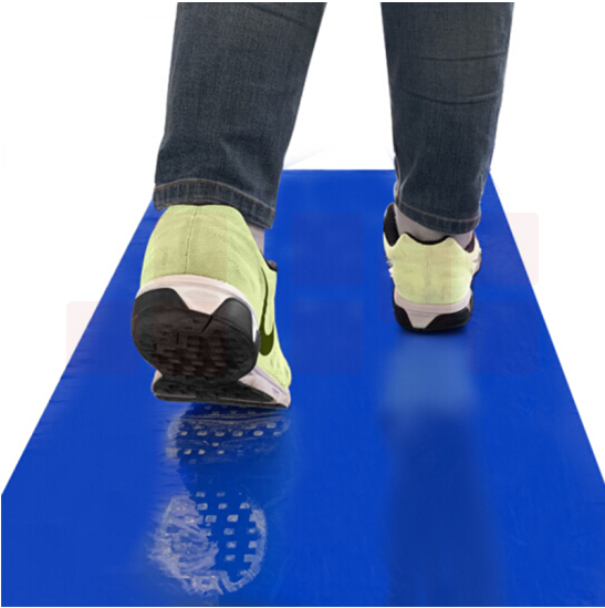  66*110cm 除尘脚垫 地垫 净化室无尘车间 工业脚踏垫 30贴/片10片/包   货号：YC