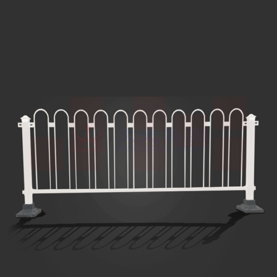 公路U型围栏 栏杆 马路人行道防撞隔离栏  高度1米宽3米  空心钢管