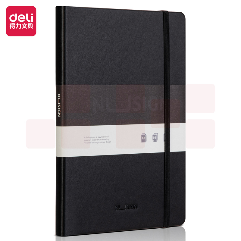 得力纽赛NS281记事本A5/96张 210mm*140mm(混)(本)