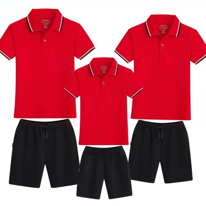 儿童短袖套装 活动POLO衫