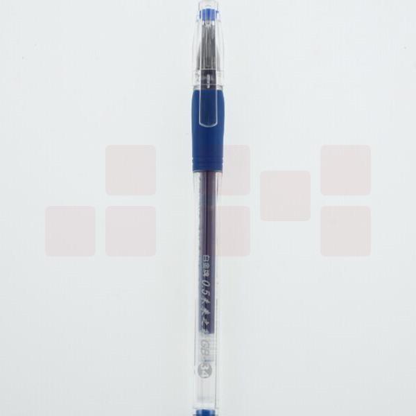 GB-34 GB-34 0.5透明杆水笔(用GR-15中性笔芯红色10支/盒） 按支销售