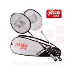 红双喜（DHS） 3040 羽毛球拍双人