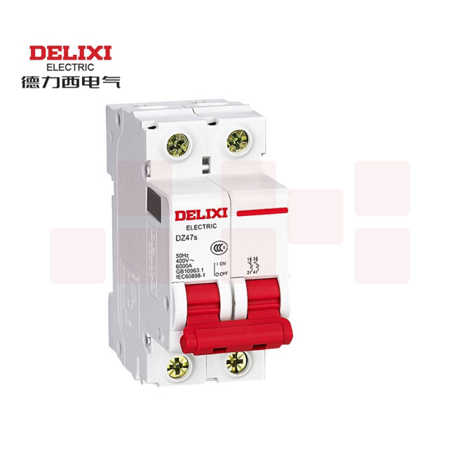 德力西 DZ47S 20A 2P D型 DZ47SN2D20 小型断路器