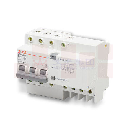 人民电器 DZ47LE-3P16A 4L 漏电保护器