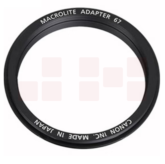 佳能（Canon） 67微距闪光灯转接环 67mm转接环 MR-14EX II环闪适配器 67微距适配器