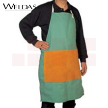 威特仕 / WELDAS 33-7136火狐狸护胸围裙加耐磨皮层电焊专用围裙91cm长轻便电焊围裙 1件