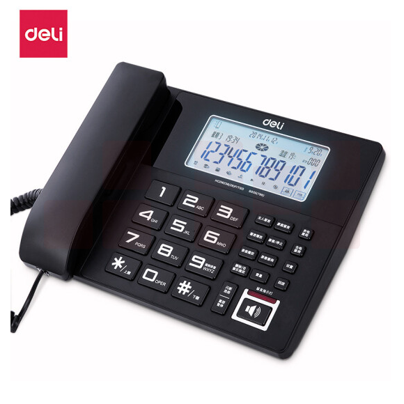 得力（deli) 799 录音电话机 固定座机 来电显示