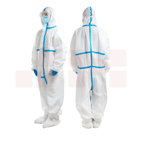 稳健 一次性防护服  PE覆膜+PP无纺布隔离服