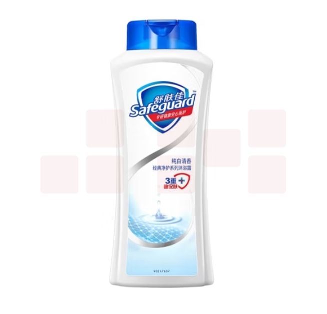 舒肤佳沐浴露400g纯白清香型持久留香沐浴液