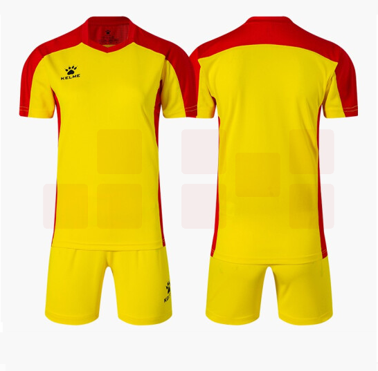 KELME卡尔美 训练服男套装 3802255 运动短袖组队服