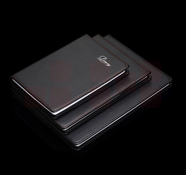 定做笔记本 皮面本 10*14cm  200本起订  货号：JC