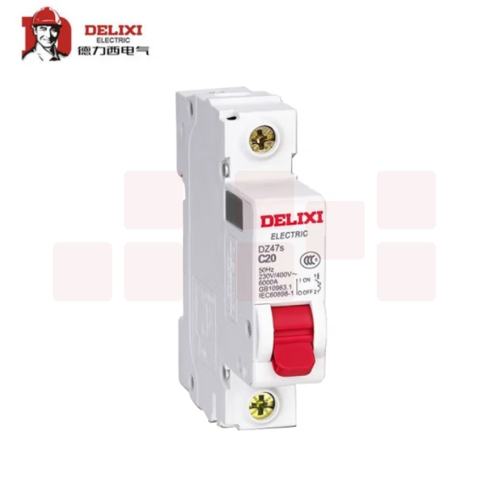 德力西  DZ47S 1P C型 20A 断路器空气开关
