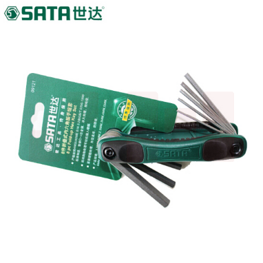 世达（SATA）8件式内六角扳手组套货号09121