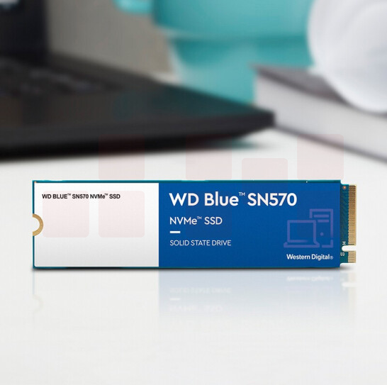 西部数据（WD）SSD固态硬盘 m.2接口nvme协议 PCIe3.0 蓝盘SN570标配 2TB（WDS200T3B0C）