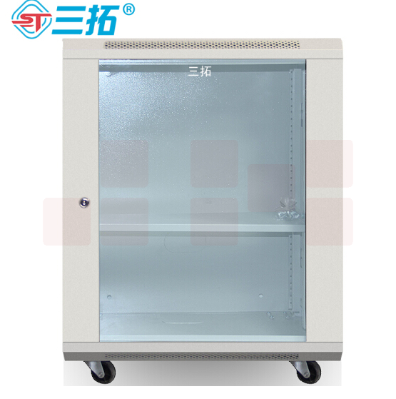 三拓  T3.6612 机柜小型网络12U弱电监控音响落地壁挂交换机小机柜0.7米墙柜