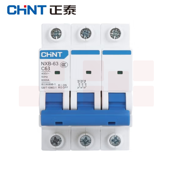 正泰 NXB-63-3P-C63    空气开关 过载空气开关 3P 63A