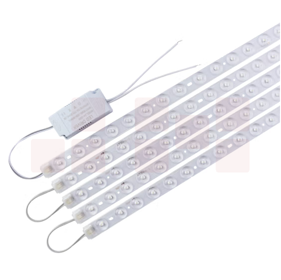 居多彩 LED模组灯条一拖四 40W 白光 长度520mm吸顶灯光源 磁吸式安装