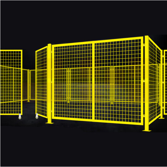 隔离防护网门（含轮）  2*4米 带立柱带轮
