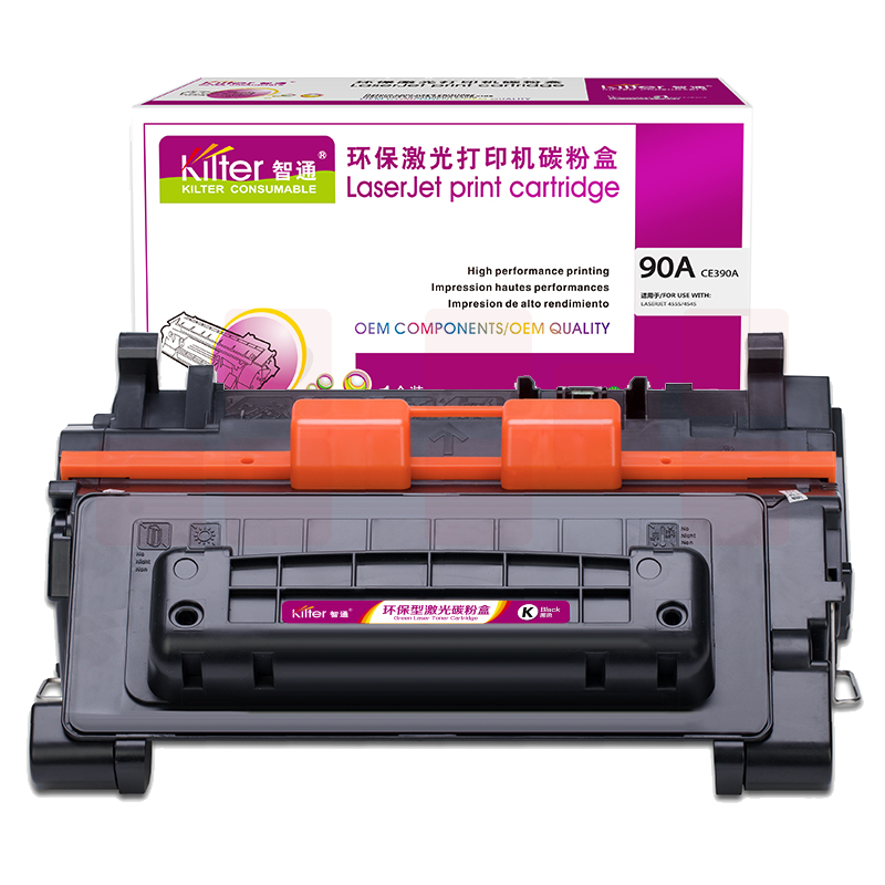 智通ZT CE390A黑鼓(带芯片)   适用HP LaserJet Enterprise600 M602n 600 M601n 600 M603n M4555 M4555f