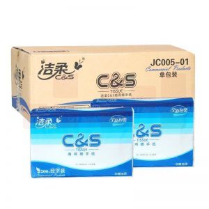 洁柔(C&S) 经济装商用擦手纸 JC005-01 单层 200抽 20包/箱