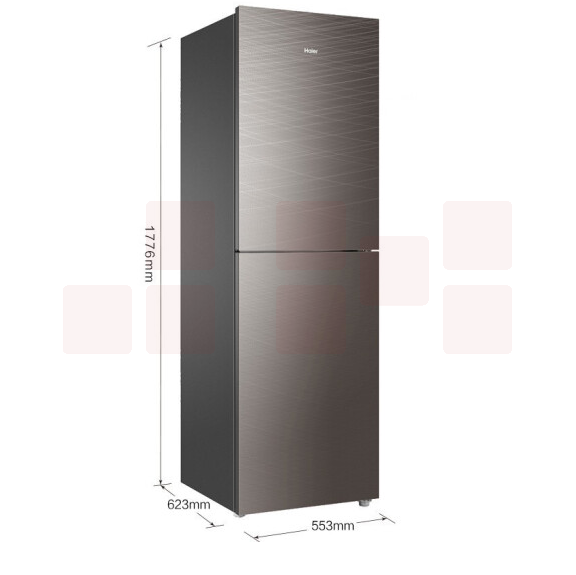 海尔(Haier) BCD-239WDCG 冰箱 239升家用商用办公室风冷无霜节能静音两门双门冷藏冷冻电冰箱