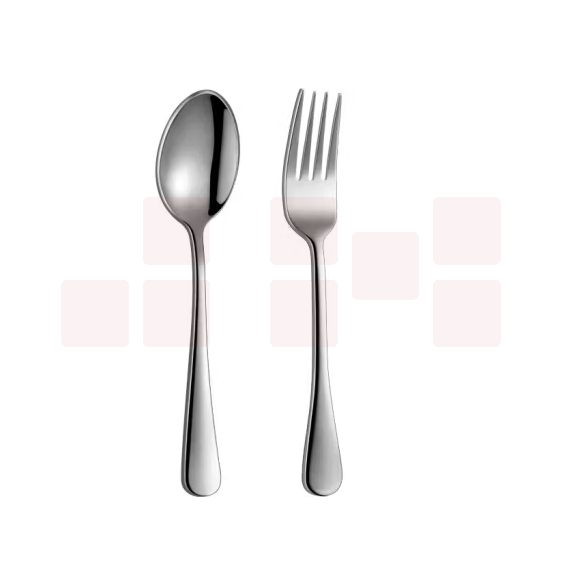 不锈钢餐具套装 叉、勺两件套  货号：JC