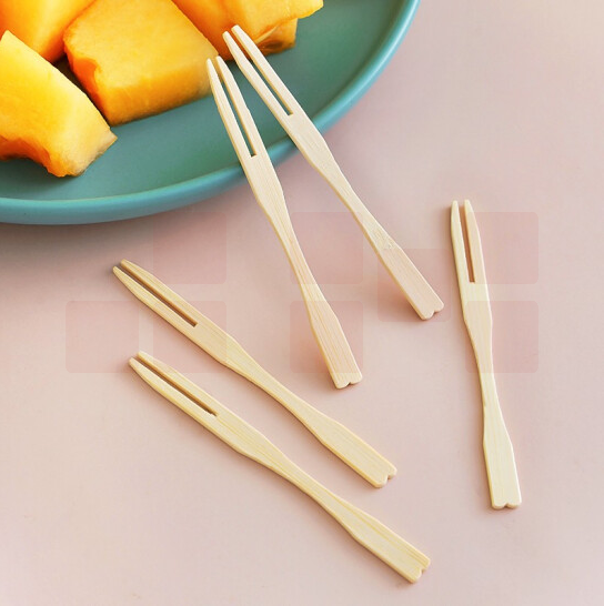 一次性叉子  木制叉 甜品叉  水果叉  100起售  货号：LJ