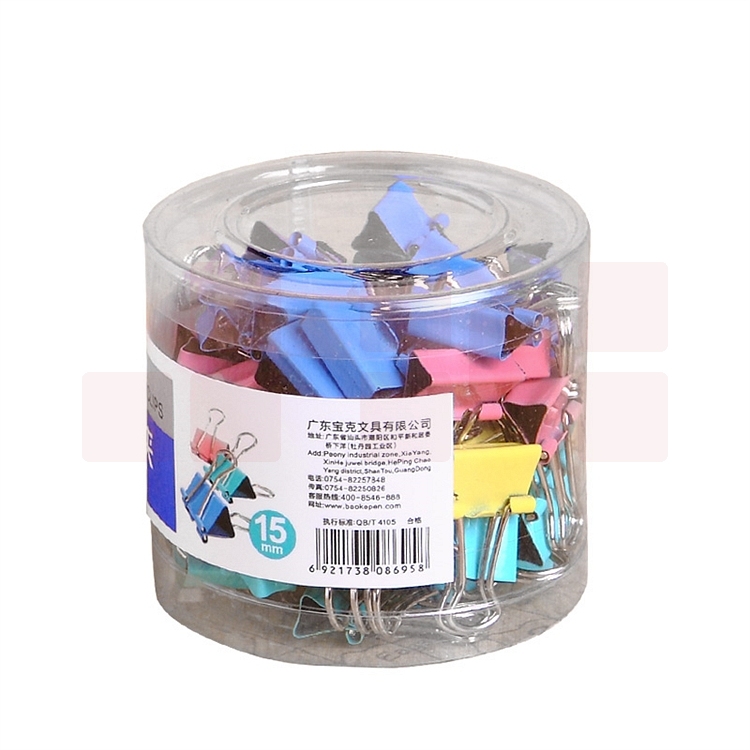 宝克 BC1350 长尾夹 60个/筒 (单位：筒)