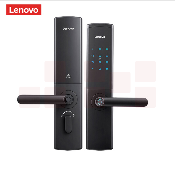 联想 Lenovo R2网络尊享版 指纹锁智能锁电子锁密码锁智能门锁家用防盗门支持无线wifi C级锁芯 星空黑