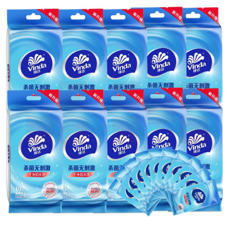 维达  VW1009湿巾 10片装*10包
